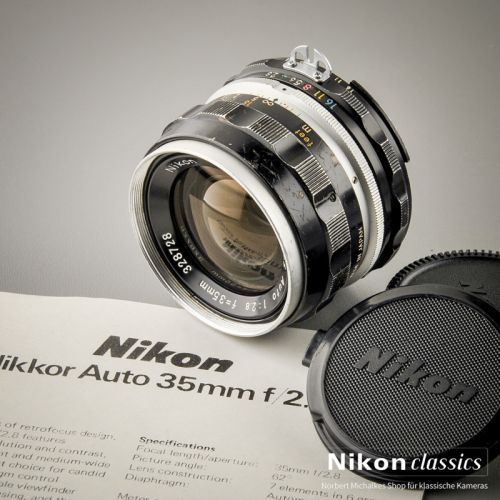 Nikon Nikkor-S Auto 35/2,8 AI "Berg-und-Tal" (Zustand AB)