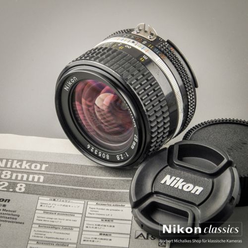 Nikon Nikkor 28/2,8 AIS (Condition A-/AB)