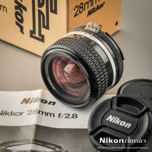 Nikon Nikkor 28/2,8 AIS (Zustand A) OVP