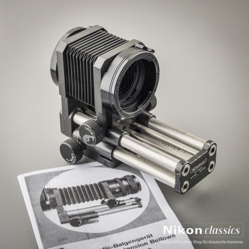 Novoflex Balgengerät BALNIK-AS" für Nikon AI/AIS (Zustand A-/AB)