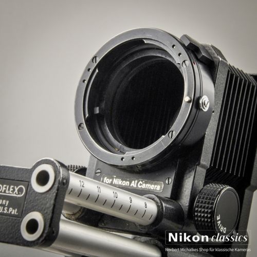 Preview: Novoflex Balgengerät BALNIK-AS" für Nikon AI/AIS (Zustand A-/AB)