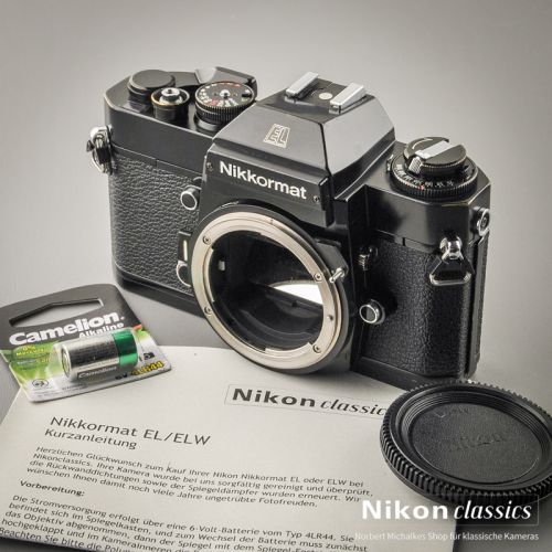 Nikkormat EL schwarz (Zustand A-)