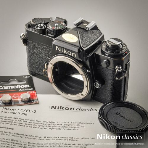 Nikon FE schwarz (Zustand AB)