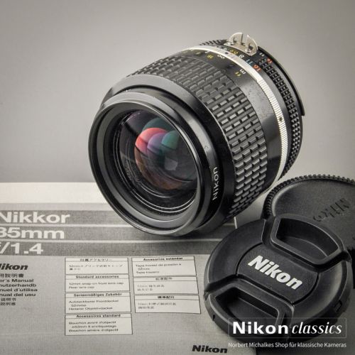 Nikon Nikkor 35/1,4 AIS (Zustand A-/AB)