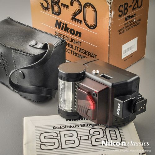 Nikon SB-20 Blitz (Zustand A) OVP