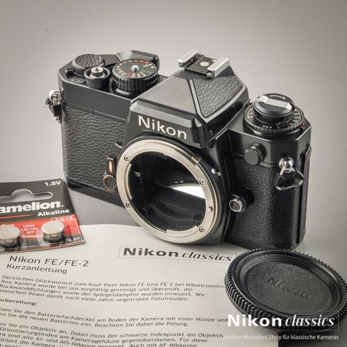 Nikon FE schwarz (Zustand A-)