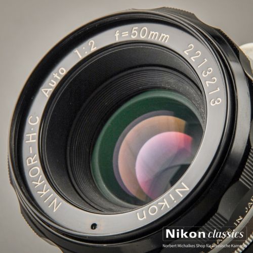 Nikon Nikkor-HC Auto nonAI 50/2,0 "Berg-und-Tal" (Zustand A)
