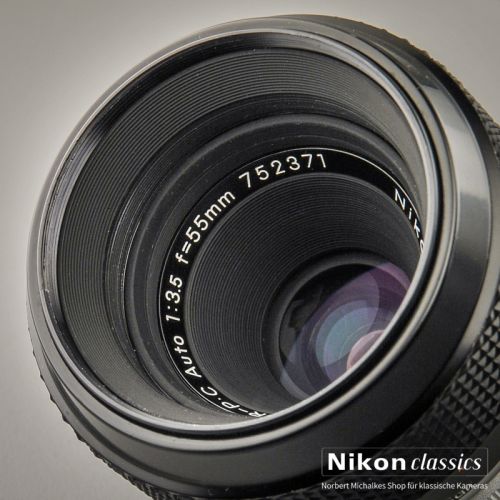 Nikon Micro-Nikkor PC 55/3,5 nonAI (Zustand A/A-)