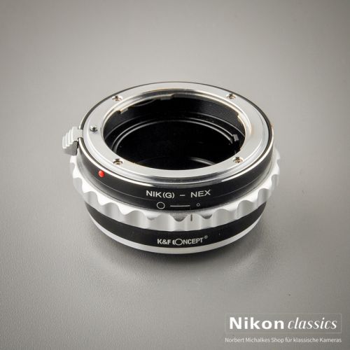 K&F Adapter für Nikon Ojektive an Sony E-Kamera (NEX/NIK)