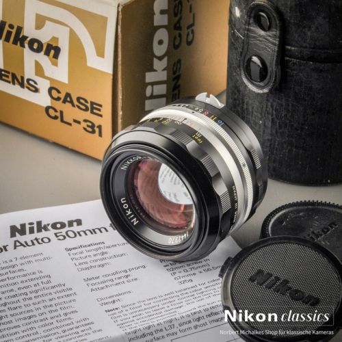 Nikon Nikkor-SC Auto 50/1,4 nonAI "Berg-und-Tal" (Zustand A)