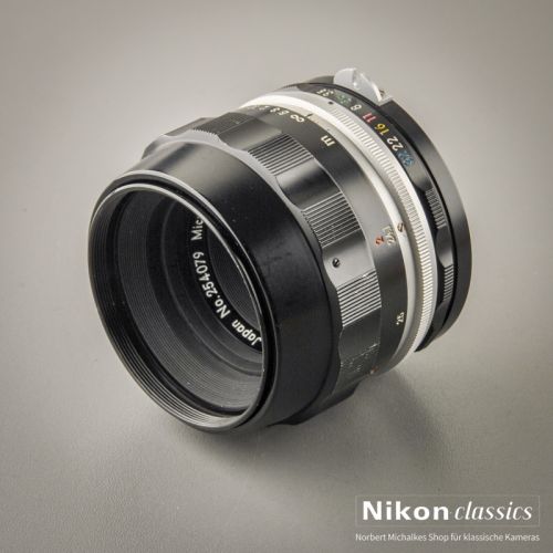 Preview: Nikon Micro-Nikkor 55/3,5 nonAI "Berg-und-Tal" (Zustand A-)