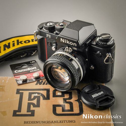 Nikon F3 mit Nikkor 50/1,4 AIS (Zustand A/A-)