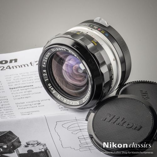 Nikon Nikkor-N 24/2,8 nonAI "Berg-und-Tal" (Zustand A-/AB)