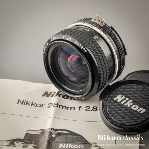 Nikon Nikkor 28/2,8 AI (Zustand A/A+)