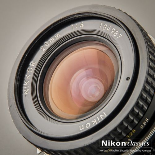 Nikon Nikkor 20/4 AI (Zustand A/A-)