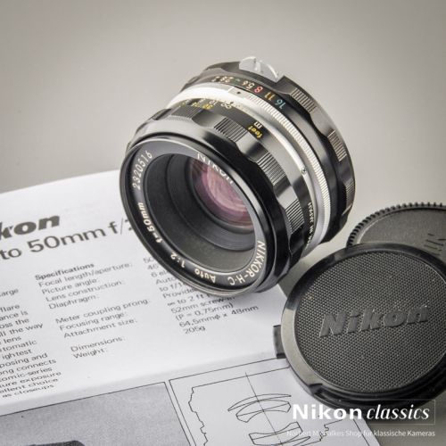 Nikon Nikkor-HC Auto 50/2,0 nonAI (Condition A-)