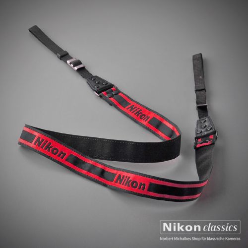 Nikon Nylon Neck Strap 25mm red/black