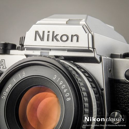 Nikon FA mit MD-15 und 50/1,8 AIS (Zustand A/A-)