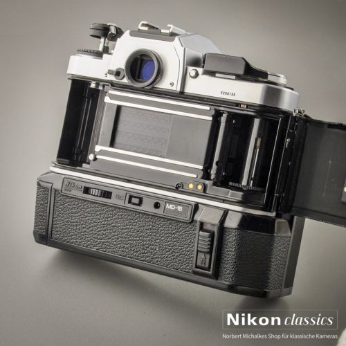 Nikon FA mit MD-15 und 50/1,8 AIS (Zustand A/A-)