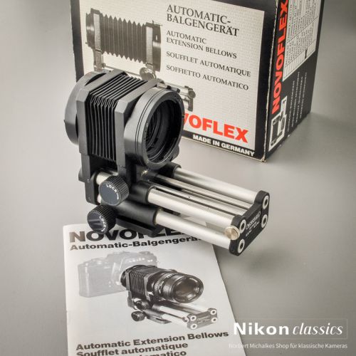 Novoflex Balgengerät BALNIK-AS" für Nikon AI/AIS + Digital OVP