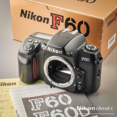 Nikon F60 (Zustand A+) OVP