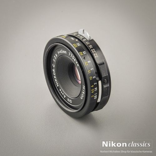 Nikon GN Auto Nikkor 45/2,8 nonAI  (Zustand A-)