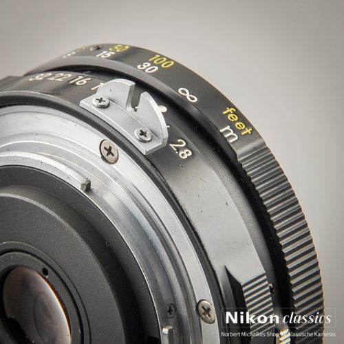 Nikon GN Auto Nikkor 45/2,8 nonAI  (Zustand A-)