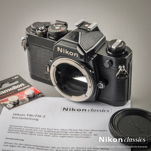 Nikon FM schwarz (Zustand AB)