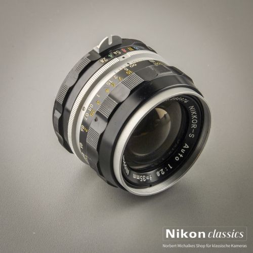 Nikon Nikkor-S Auto 35/2,8 nonAI "Berg-und-Tal" (Zustand A-)