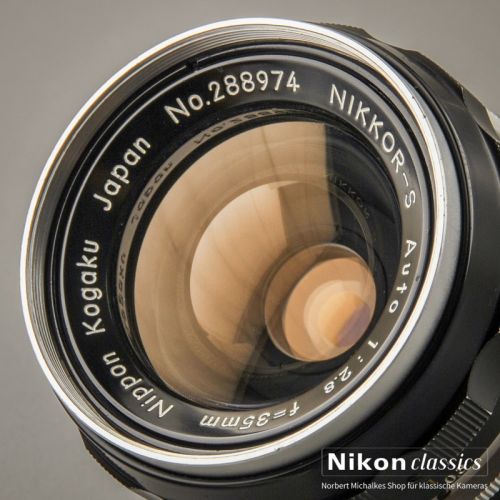 Nikon Nikkor-S Auto 35/2,8 nonAI "Berg-und-Tal" (Zustand A-)