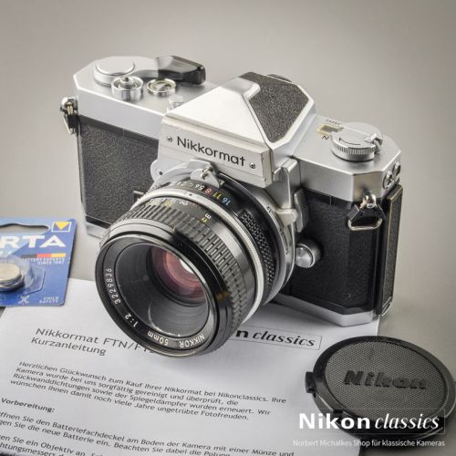 Nikkormat FTN mit Nikkor 50/2 (Zustand A-)