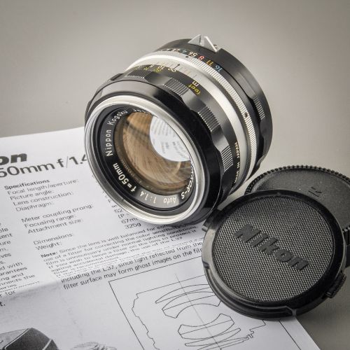 Nikon Nikkor-S Auto 50/1,4 nonAI "Berg-und-Tal" (Zustand A-)