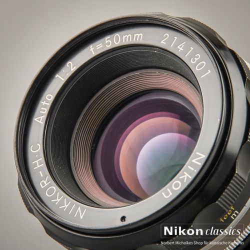 Nikon Nikkor-HC Auto 50/2,0 nonAI "Berg-und-Tal" (Zustand A-)