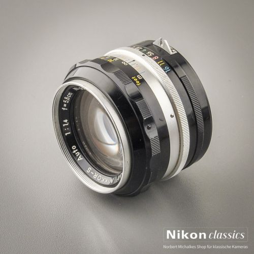 Nikon Nikkor-S Auto 5,8cm/1,4 nonAI (Condition A/A-)