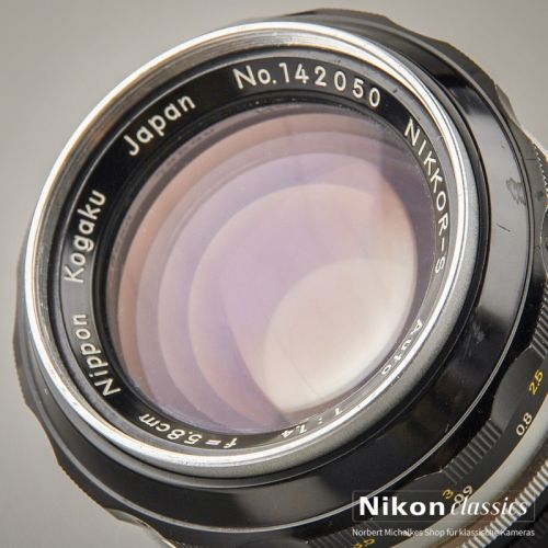 Nikon Nikkor-S Auto 5,8cm/1,4 nonAI (Condition A/A-)