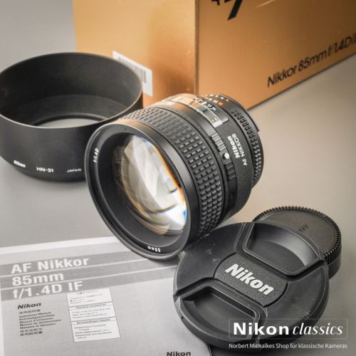 Nikon AF-D IF Nikkor 85/1,4 with HN-31 (Condition A)