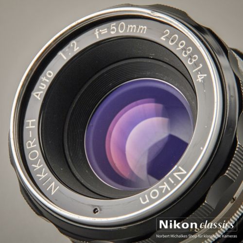 Nikon Nikkor-H Auto 50/2,0 nonAI (Condition A-/AB)