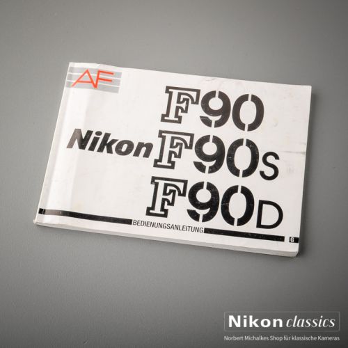 Nikon F90, Original Bedienungsanleitung