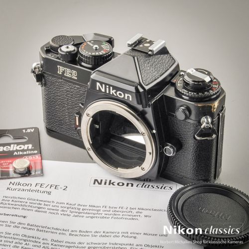 Nikon FE-2 schwarz (Zustand AB)