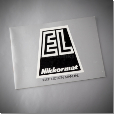 Nikkormat EL, english manual