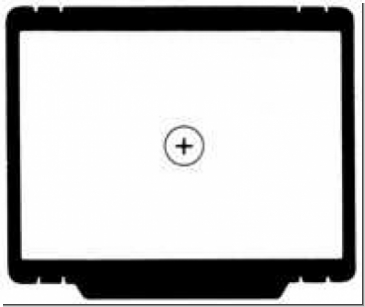 Preview: Focusing screen for Nikon F/F2 Type C