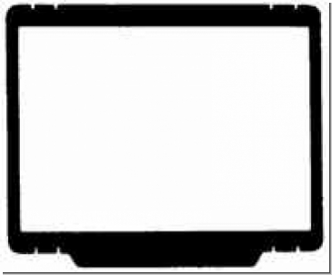 Focusing screen for Nikon F/F2 Type D