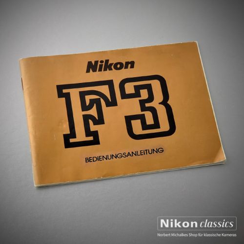 Nikon F3, Original Bedienungsanleitung