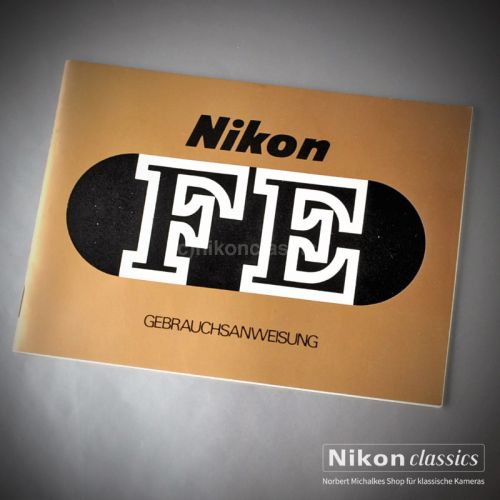 Nikon FE, Original Bedienungsanleitung