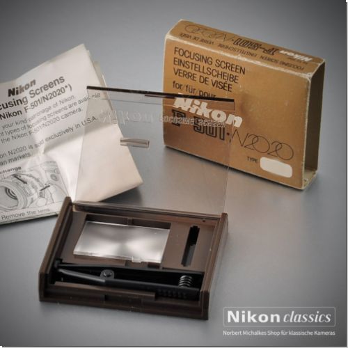 Focusing screen for Nikon F501/N2020 Type E