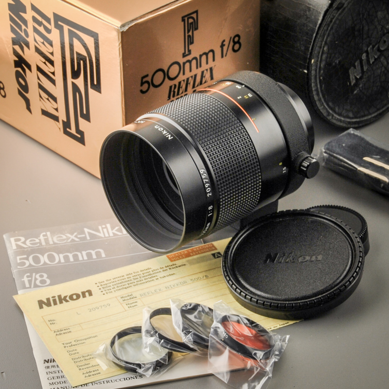 500mm Reflex Nikon 500 F8 Tokina SZ 500mm F8 Reflex MF Nikon F