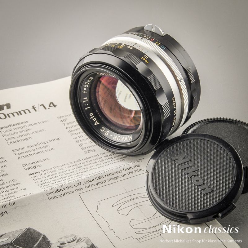 Nikon Nikkor-SC Auto 50/1,4 nonAI (Condition A/A-)