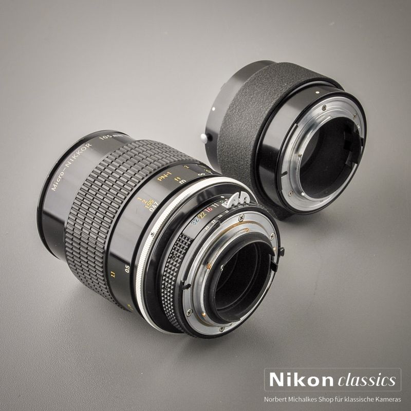 Nikon Micro-Nikkor 105/4 AI mit PN-11 (Zustand A-) OVP