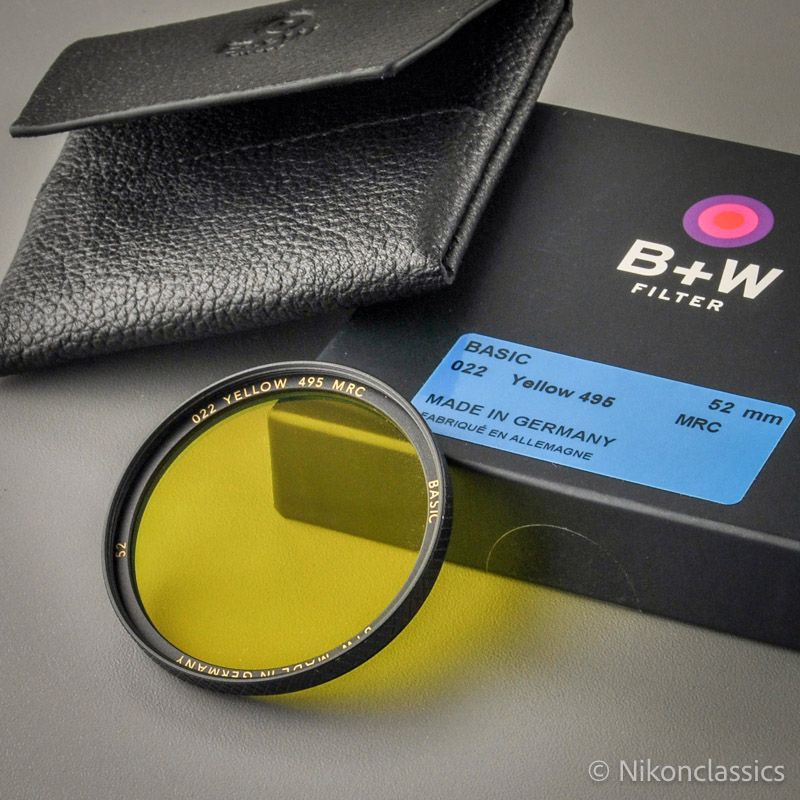 B+W Gelbfilter 022 52mm