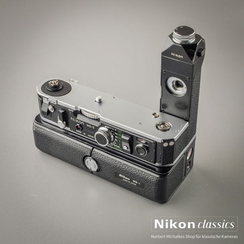 Nikon Motor Drive MD-2 mit MB-1 für F2 (Zustand A-/AB)